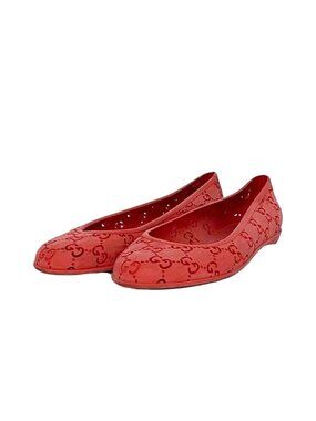 Gucci Shoes Red Orange Cima